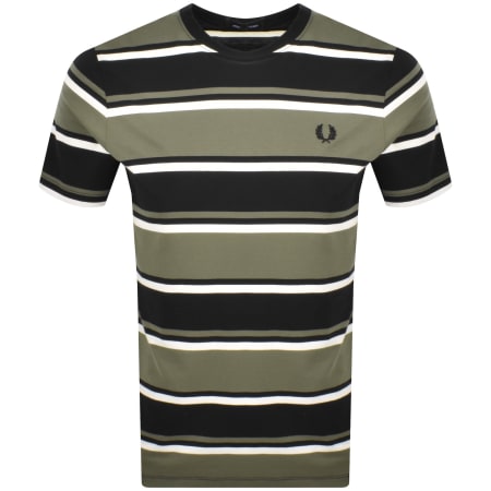 Product Image for Fred Perry Bold Stripe T Shirt Black