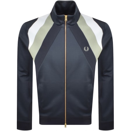 Product Image for Fred Perry Striped Panel Track Top Navy