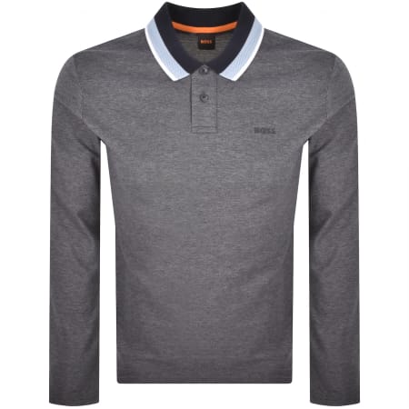 Product Image for BOSS Oxford Polo T Shirt Dark Blue