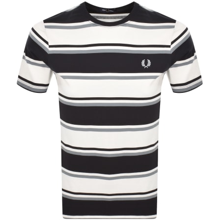 Product Image for Fred Perry Bold Stripe T Shirt Navy
