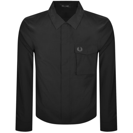 Product Image for Fred Perry Poplin Overshirt Black