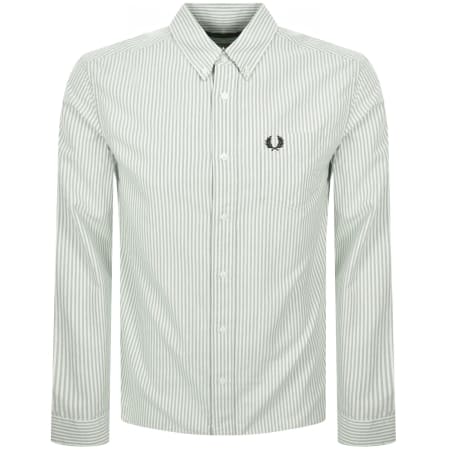 Product Image for Fred Perry Oxford Long Sleeve Shirt Green