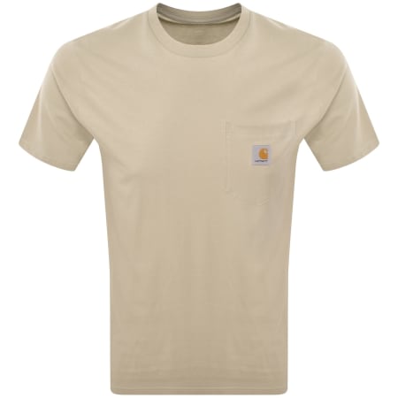Product Image for Carhartt WIP Short Sleeved Pocket T Shirt Beige