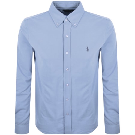 Product Image for Ralph Lauren Featherweight Mesh Shirt Blue
