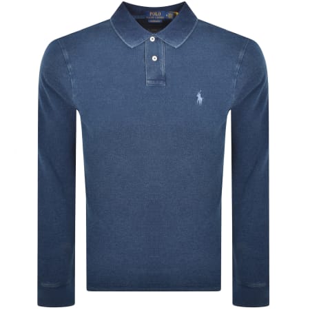 Product Image for Ralph Lauren Long Sleeve Polo Indigo Blue