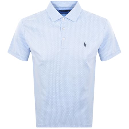 Product Image for Ralph Lauren Custom Slim Polo T Shirt Blue