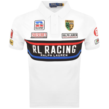 Product Image for Ralph Lauren Motorsport Short Sleeve Polo White