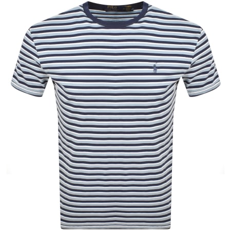Product Image for Ralph Lauren Striped T Shirt Blue