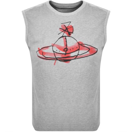 Product Image for Vivienne Westwood Drawn Orb Muscle Vest Grey