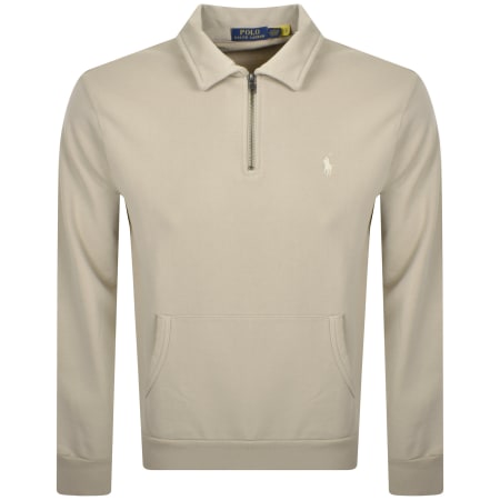 Product Image for Ralph Lauren Half Zip Sweatshirt Grey