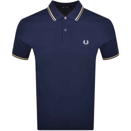 Product Image for Fred Perry Twin Tipped Polo T Shirt Navy