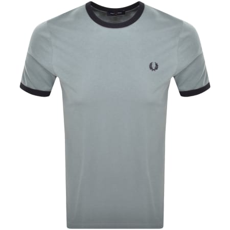 Product Image for Fred Perry Ringer T Shirt Stockport Blue
