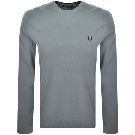 Product Image for Fred Perry Pique Stitch Jumper Stockport Blue