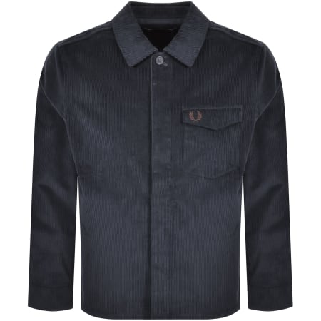 Product Image for Fred Perry Corduroy Overshirt Navy