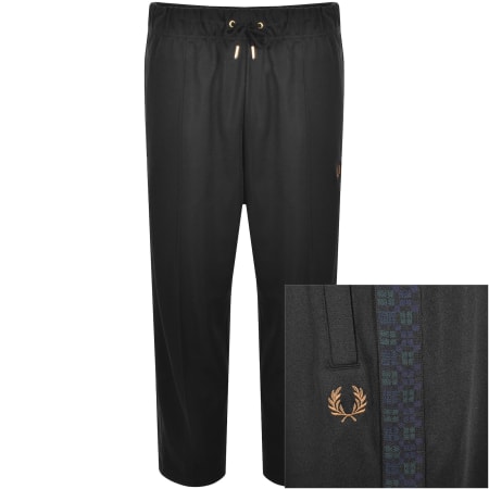 Product Image for Fred Perry Taped Tracksuit Bottoms In Black