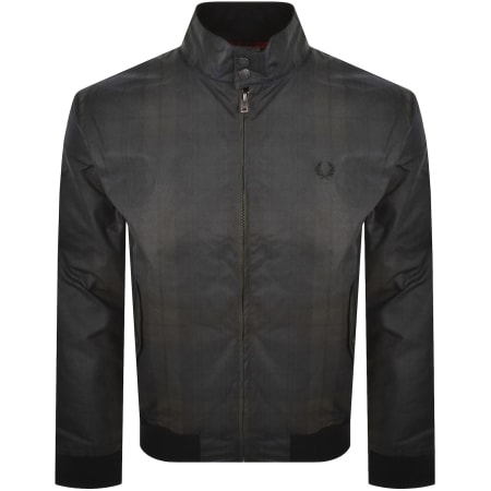Product Image for Fred Perry Tartan Harrington Jacket Black