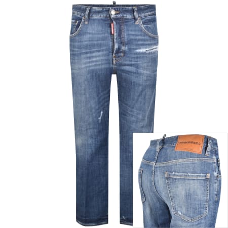 Product Image for DSQUARED2 642 Jeans Mid Wash Blue