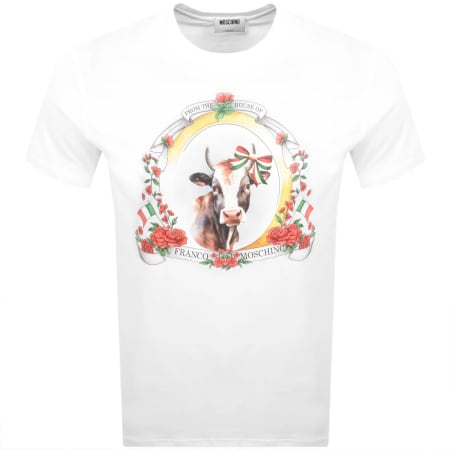 Product Image for Moschino Logo T Shirt White