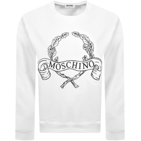 Product Image for Moschino Logo Sweatshirt White