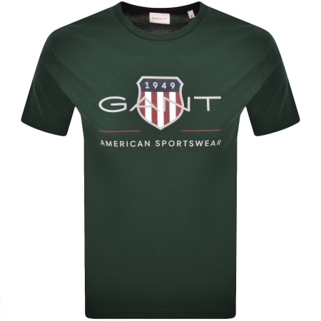 Product Image for Gant Original Archive Shield T Shirt Green