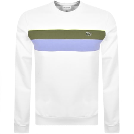 Product Image for Lacoste Logo Sweatshirt White