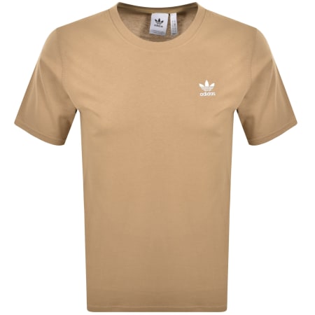 Product Image for adidas Trefoil Essential T Shirt Brown