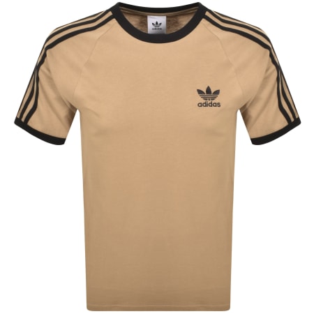 Product Image for adidas Originals 3 Stripes T Shirt Brown