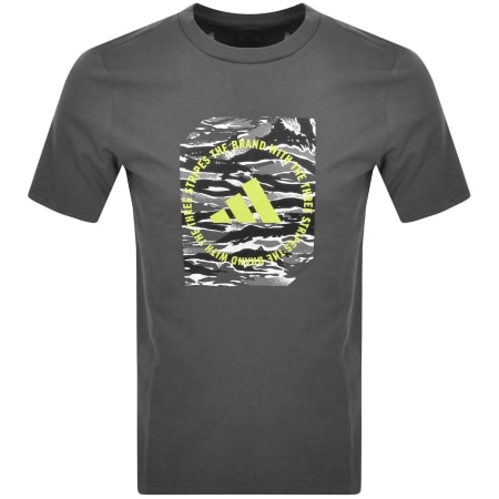 Product Image for adidas Sportswear Camo Box T Shirt Grey