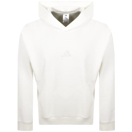Product Image for adidas Sportswear Waffle Knit Hoodie Off White