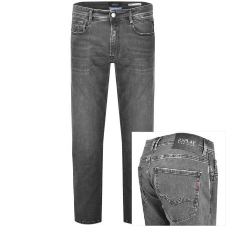 Product Image for Replay Comfort Fit Rocco Jeans Mid Wash Grey