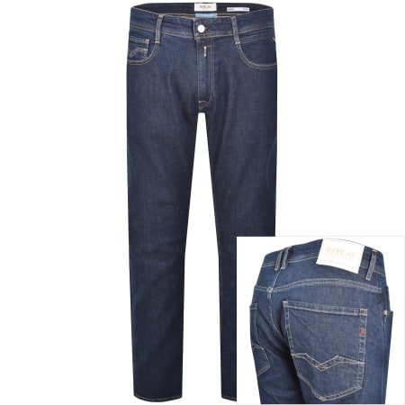 Product Image for Replay Comfort Fit Rocco Jeans Dark Wash Blue