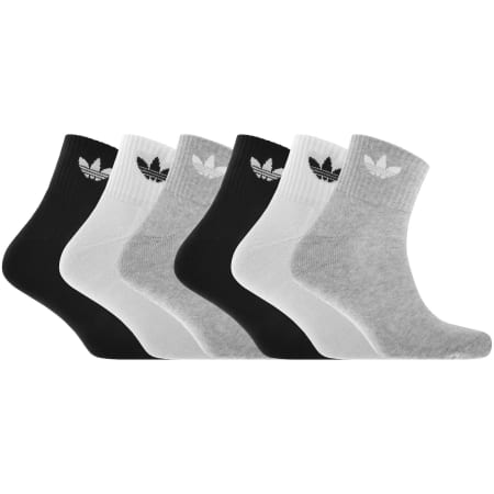 Product Image for adidas Originals 6 Pack Mid Ankle Socks