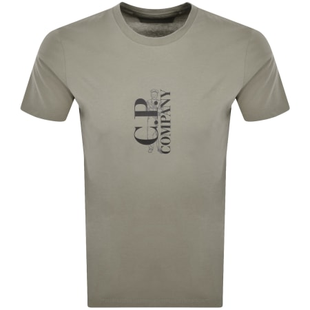 Product Image for CP Company Logo T Shirt Fallen Rock