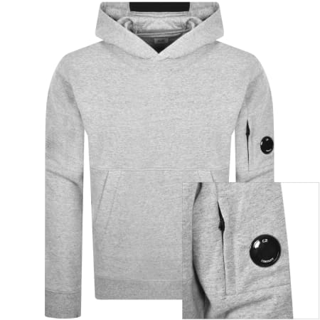Product Image for CP Company Diagonal Raised Hoodie Grey