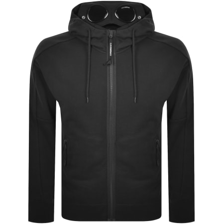 Product Image for CP Company Diagonal Hoodie Black