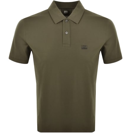 Product Image for CP Company Polo T Shirt Green