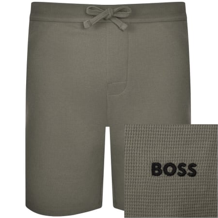 Product Image for BOSS Waffle Shorts Open Brown