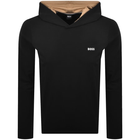 Product Image for BOSS Mix And Match Hooded T Shirt Black