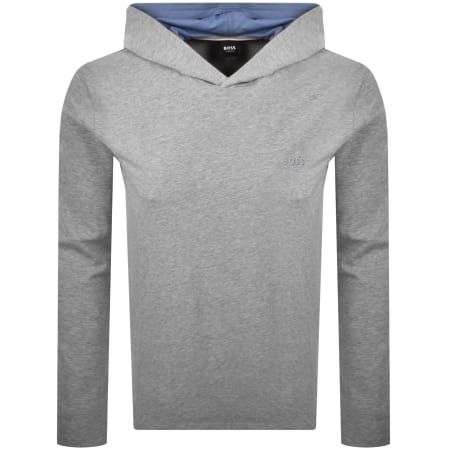 Product Image for BOSS Mix And Match Hooded T Shirt Grey