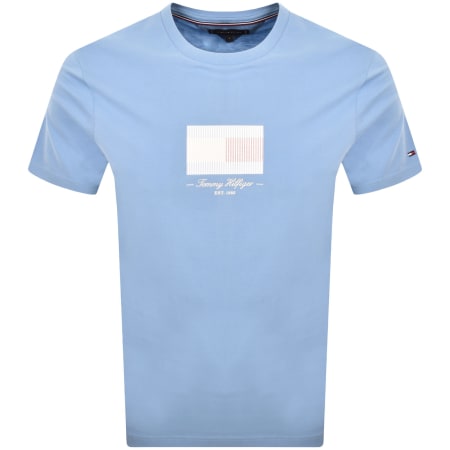 Product Image for Tommy Hilfiger Logo T Shirt Blue