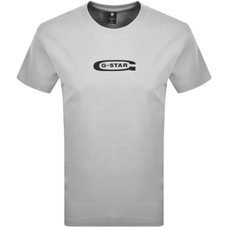 Product Image for G-Star Old Skool Logo T Shirt Grey