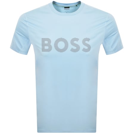 Product Image for BOSS Active T Shirt Light Pastel Blue