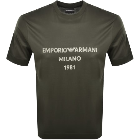 Product Image for Emporio Armani Logo T Shirt Black Ink