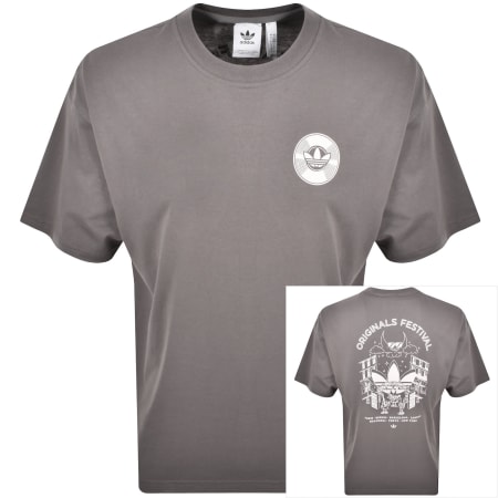Product Image for adidas Originals Street Band Graphic T Shirt Brown
