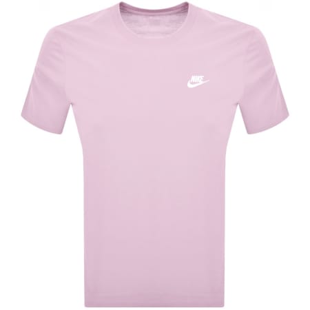 Product Image for Nike Crew Neck Club T Shirt Pink