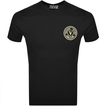 Product Image for Versace Jeans Couture Slim Fit Logo T Shirt Black