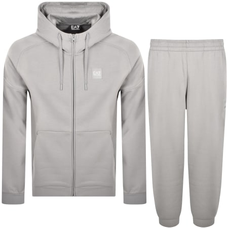 Product Image for EA7 Emporio Armani Hooded Tracksuit Grey