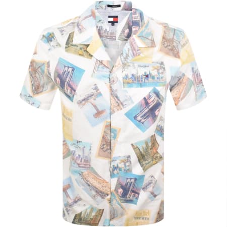 Product Image for Tommy Jeans Camp Collar Shirt Ecru