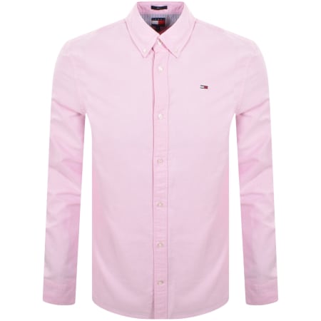 Product Image for Tommy Jeans Regular Fit Oxford Shirt Pink