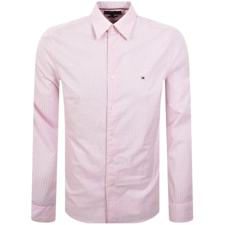 Product Image for Tommy Hilfiger Flex Poplin Long Sleeve Shirt Pink